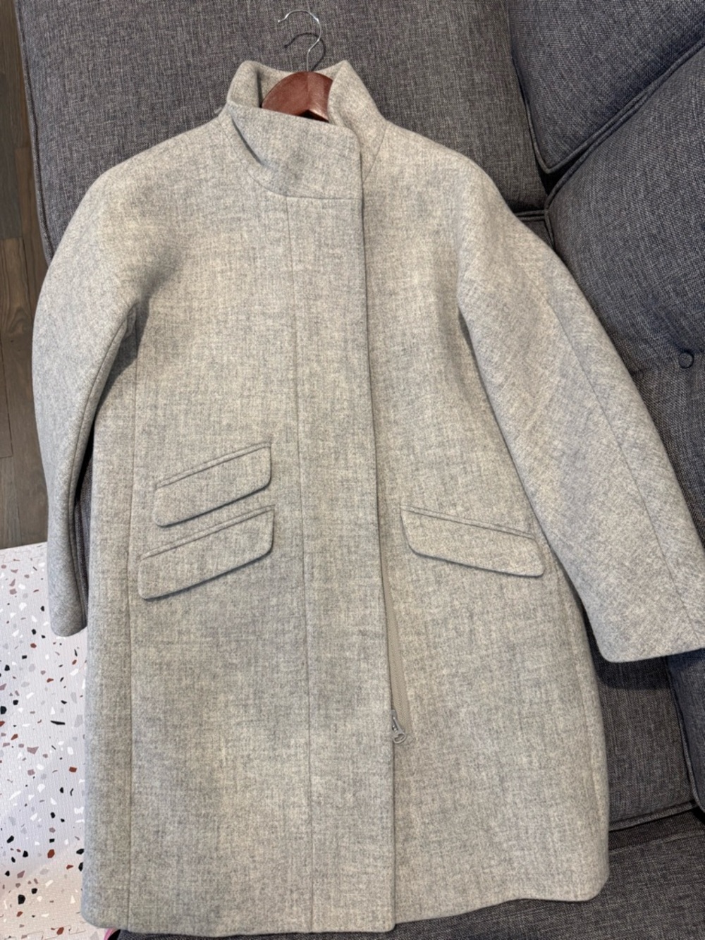 J. Crew Cocoon coat 2P